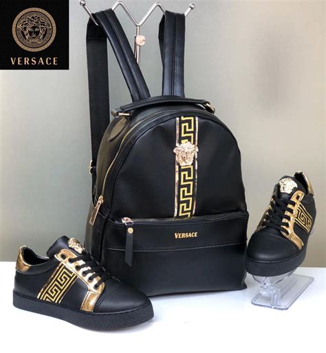 versace backpack gift set womens|Versace backpack gift with purchase.